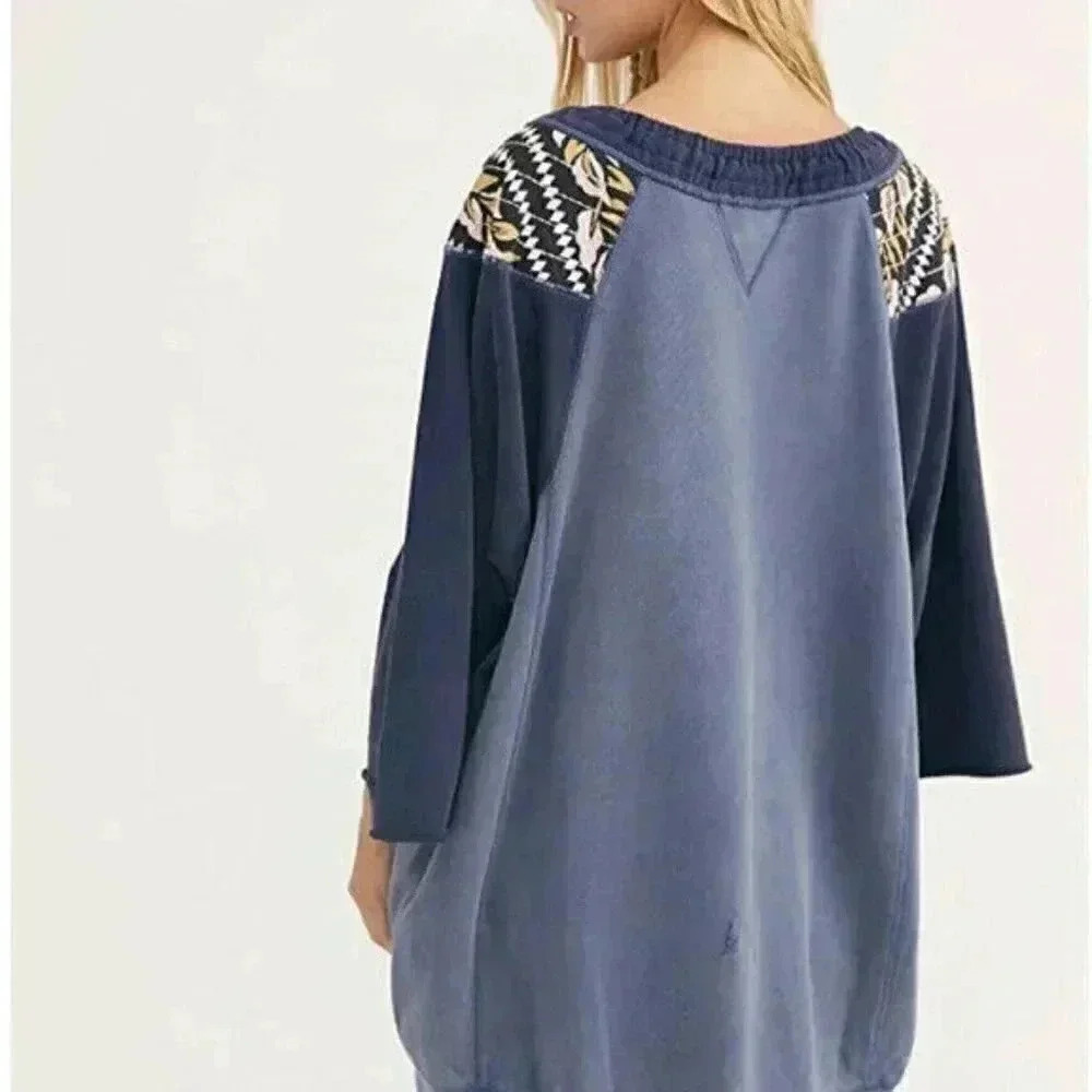 Free People Boho Rosalee Drawstring Sweatshirt - Picture 5 of 5